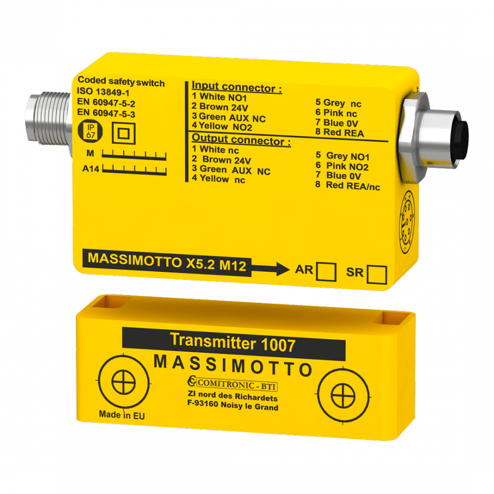 Coded electronics safety switches stand alone, COMITRONIC-BTi, France