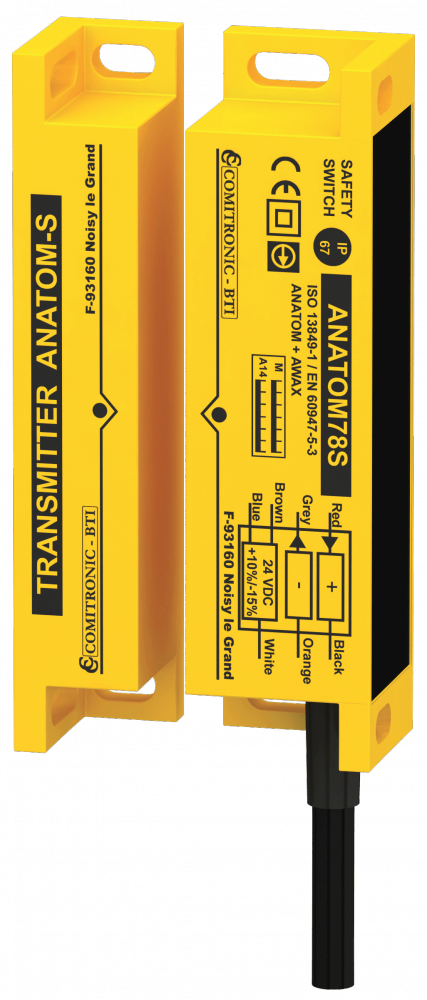 Coded electronics safety switches stand alone, COMITRONIC-BTi, France