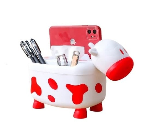 COW SHAPED TISSUE TOOTHPICK and STORAGE ORGANIZER