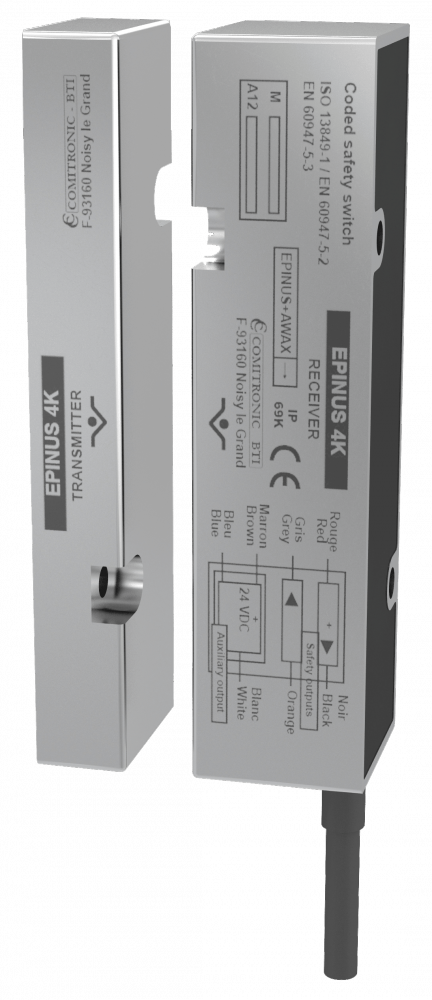 Food & pharma graded stainless steel housing safety switches