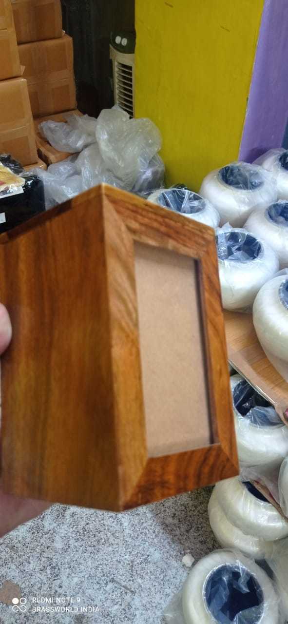 WOODEN PHOTOFRAME HIGH QUALITY POLISHED ADULT CREMATION URN