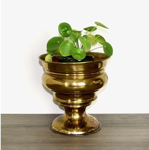 BRASS HIGH QUALITY NEW DESIGN PLANTER IN SMALL SIZE