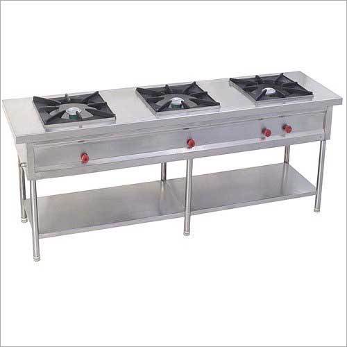 Metal Three Burner Cooking Range