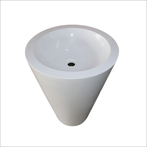 Round Shape Standing Wash Basin