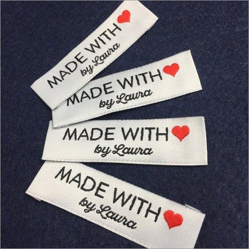 Multicolor Woven Clothing Labels