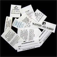 Rectangle Printed Taffeta Labels