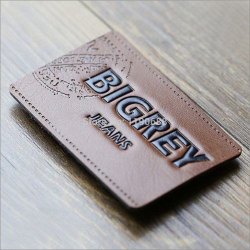 Rectangle Jeans Leather Patches