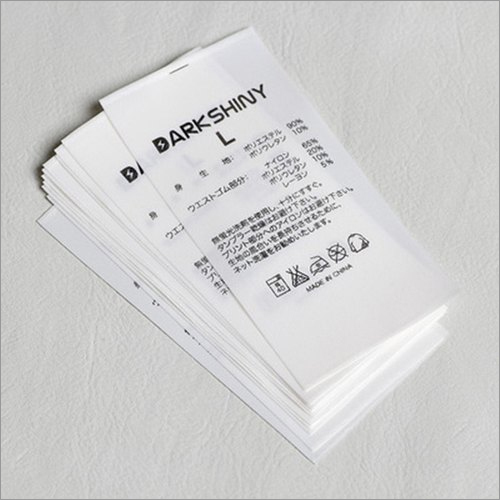 Printed Taffeta Labels