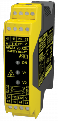 Safety relay for safety products