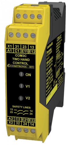 Two Hand control safety relay