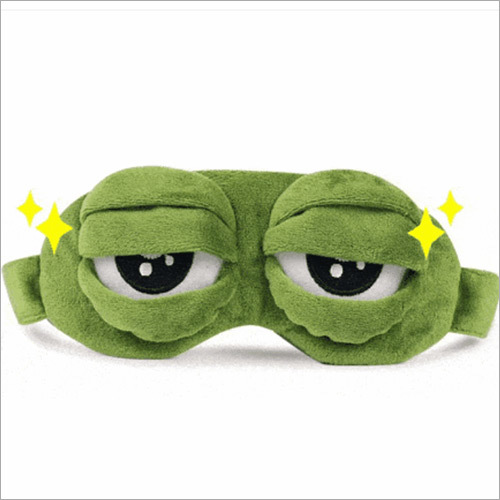 3D Plush Frog Eye Mask By ROADS TO RICHES