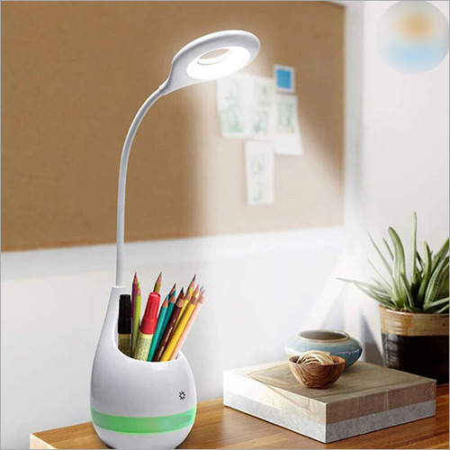  LED Touch Table Lamp with Pen Holder