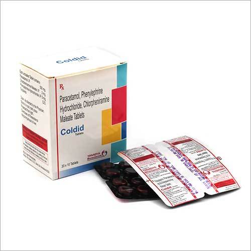 Paracetamol Cpm & Phenylephrine Hydrochloride Tablets General Medicines