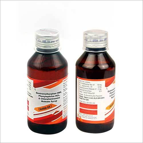 Dextromethophan Hbr Phenylephrine HCL and Chlorpheniramine Maloate Syrup