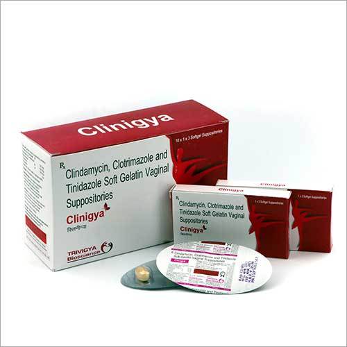 Clindamycin Clotrimazole And Tinidazole Soft Gelatin Vaginal Suppositories Capsules