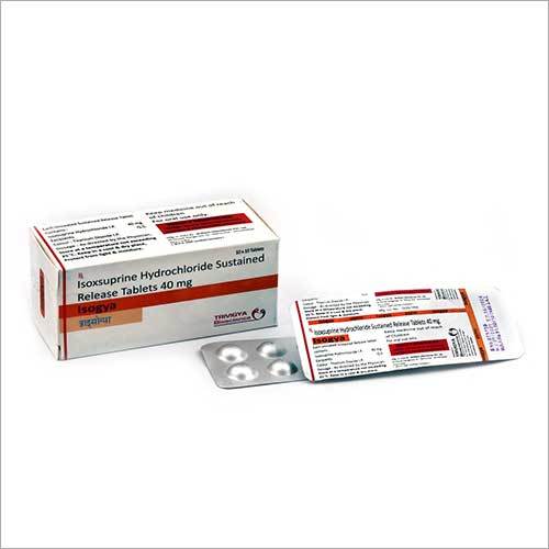 Isoxsuprine Hydrochloride Sustained Release Tablets