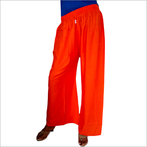 Ladies Orange Palazzo