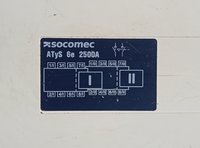 SOCOMEC ATyS 6e 2500A CHANGEOVER SWITCH
