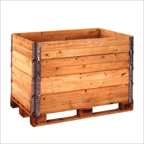 Wood 200 Kg Wooden Pallet Collar