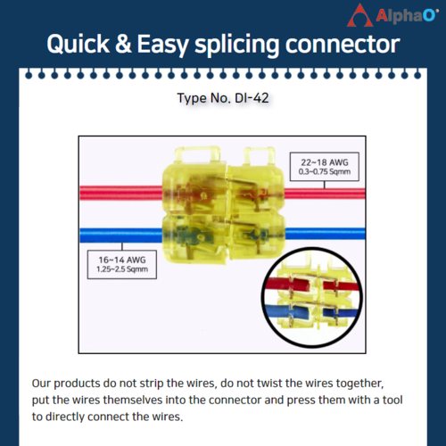 Quick & Easy Splicing Connector(DI-42)
