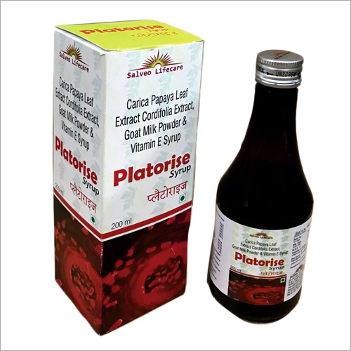 200 Ml Carica Papaya Leaf Extract Cordifolia Extract Goat Milk Powder Vitam E Syrup
