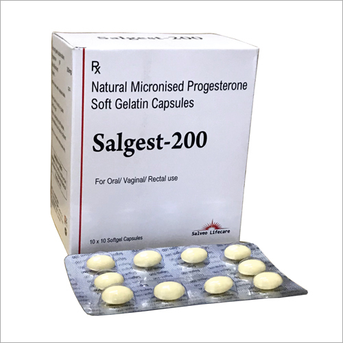 Natural Micronised Progesterone Soft Gelatin Capsules