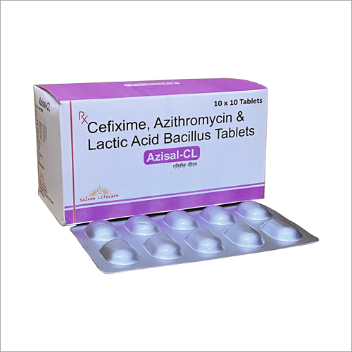 Cefixime Azithromycin and Lactin Acid Bacillus Tablets