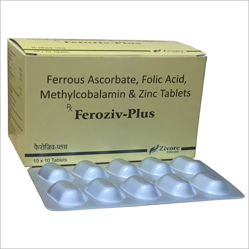 Ferrous Ascorbate Folic Acid Methycobalamin and Zinc Tablets