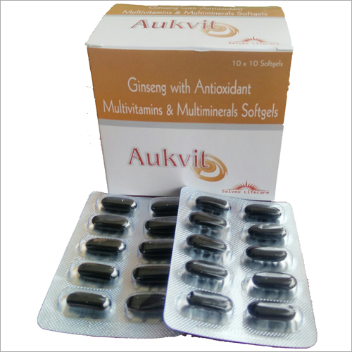 Ginseng With Antioxidant Multivitamins and Multiminerals Softgels Capsules