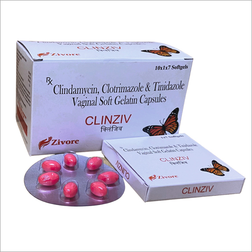 Clindamycin Clotrimazole and Tinidazole Vaginal Softgelatin Capsules