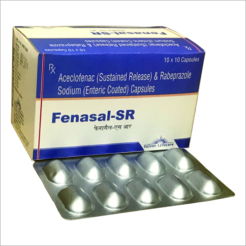 Aceclofenac Sustained Release and Rabeprazole Sodium Enteric Coated Capsules