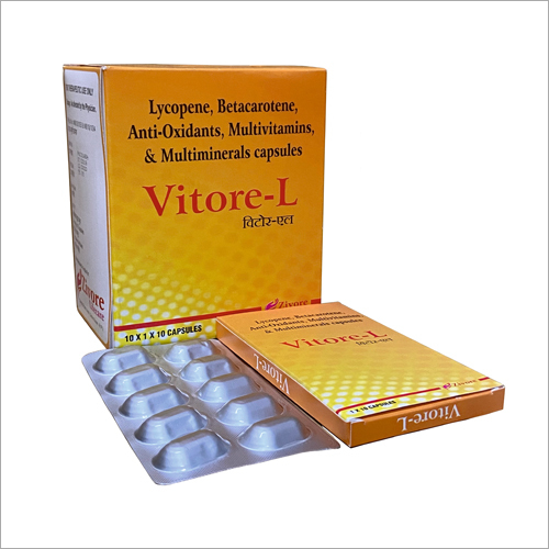 Lycopene Betacarotene Anti Oxidants Multivitamins and Multiminerals Capsules