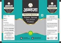 Printed Dry Fruit Pulses Packaging