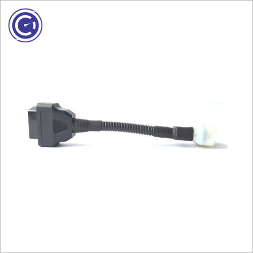 Black Bike Obd2 Connector Cable (Compatible With Bajaj Tvs & Ktm)