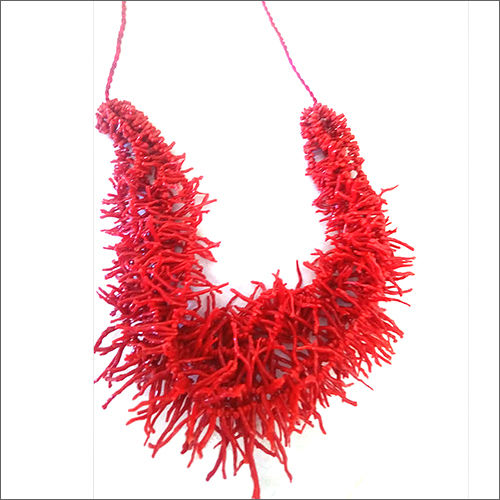 Red Coral Large Branch Necklace