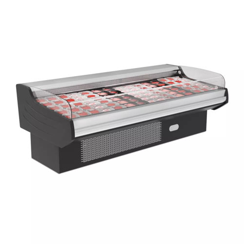 Hot Selling Supermarket Fresh Meat Display Refrigerator Deli Freezer Seafood Fish Counter Display Chiller Cabinet