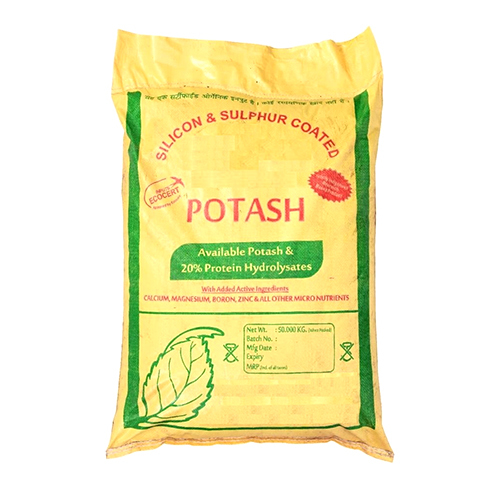 Silicon and Sulphur Coated Potash Fertilizer