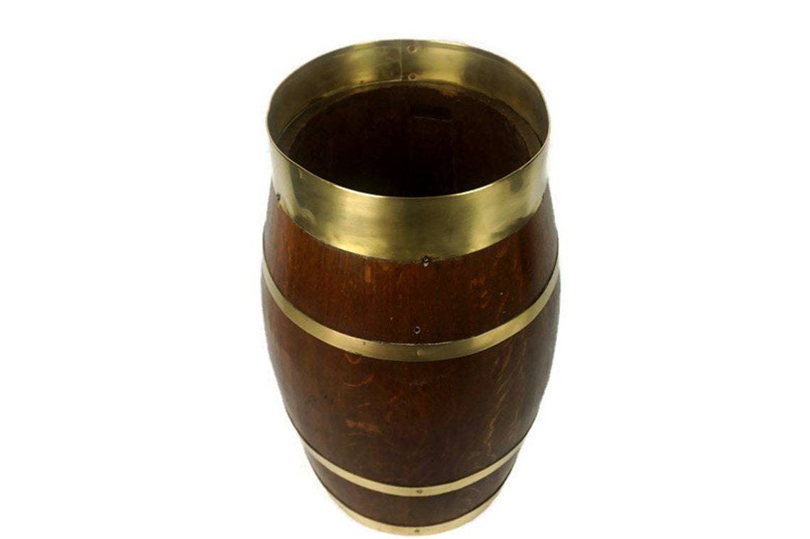BRASS HIGH QUALITY POLISHED WITH BAND PLANTER