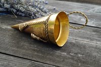 BRASS SMALL SIZE CONE SHAPED PLANTER