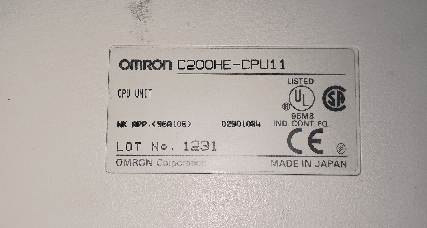 OMRON CONTROLER C200HE-CPU11