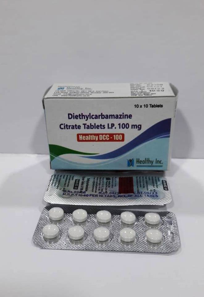 Diethyl Carbamazine Tablets
