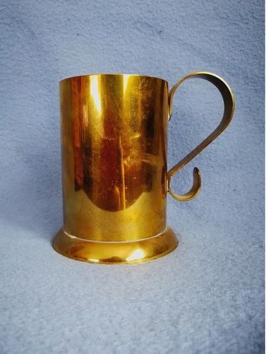 OLD BRASS HANDCRAFTED JUG PLANTER