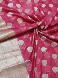 Banarsi organza gold zari work dye saree with designer gold zari pallu n blouse