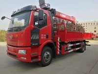 truck mounted crane hydraulic cranes straight boom crane china brand