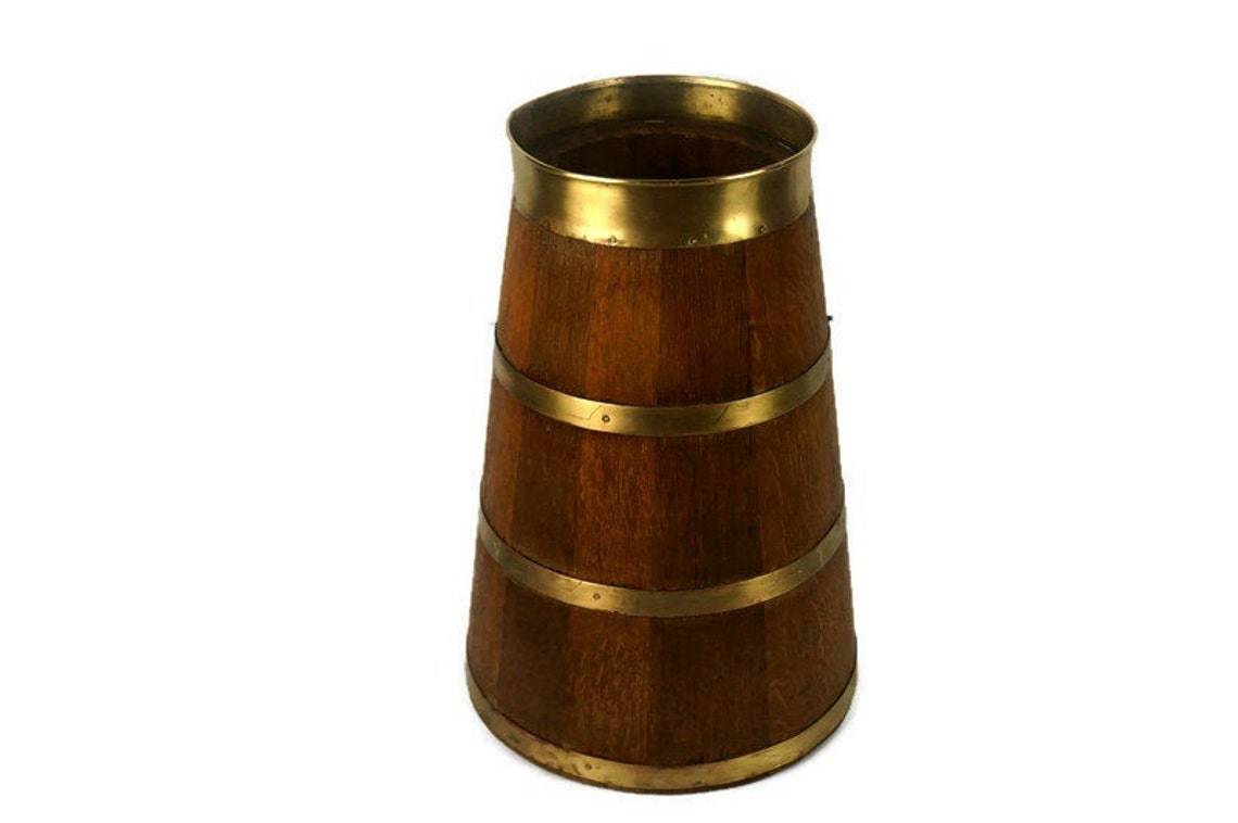WOODEN DECORATIVE FLOWER POTS