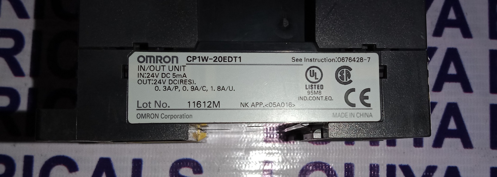 OMRON OUTPUT MODULE CPW1-20EDT1