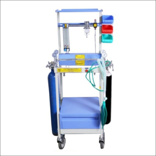 Basic Anaesthesia Trolley By SARASWATI SCIENTIFIC SURGICALS