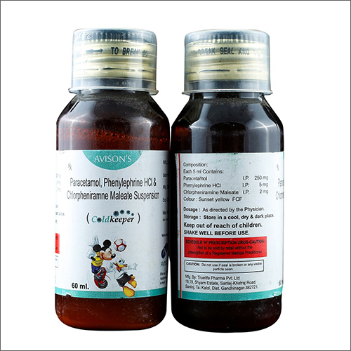 Paracetamol phenylephrine Chlorpheniramine maleate Suspension