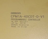 OMRON PROGRAMMABLE CONTROLLER CPM1A-40CDT-D-V1