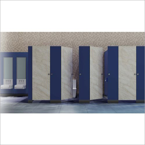 Hands Free Titan 18 mm Box Up HPL Toilet Partition